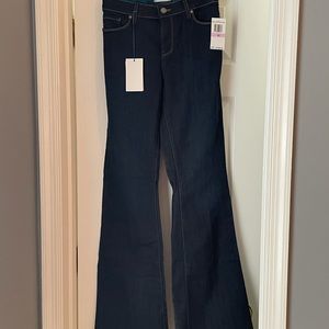 NWT Paige Dark Wash Skyline Boot Cut Jeans
